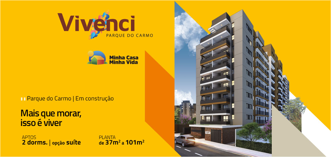 banner vivenci parque do Carmo